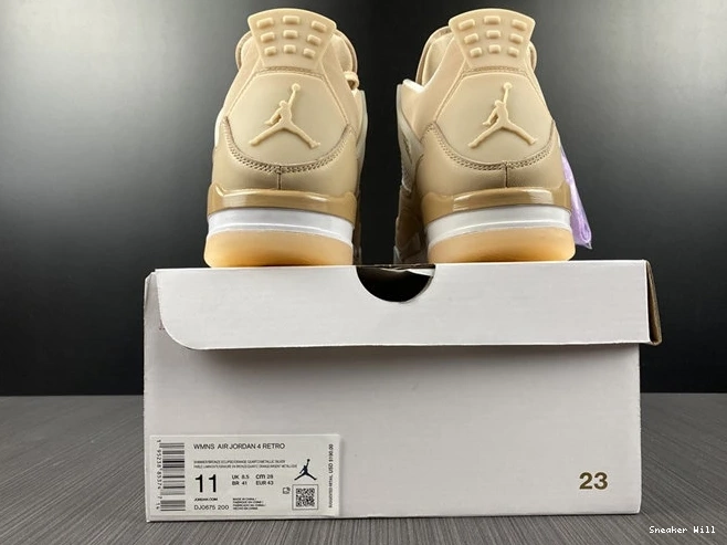 Affordable Retro Jordan 4 Shimme 862 DJ0675-200 0615